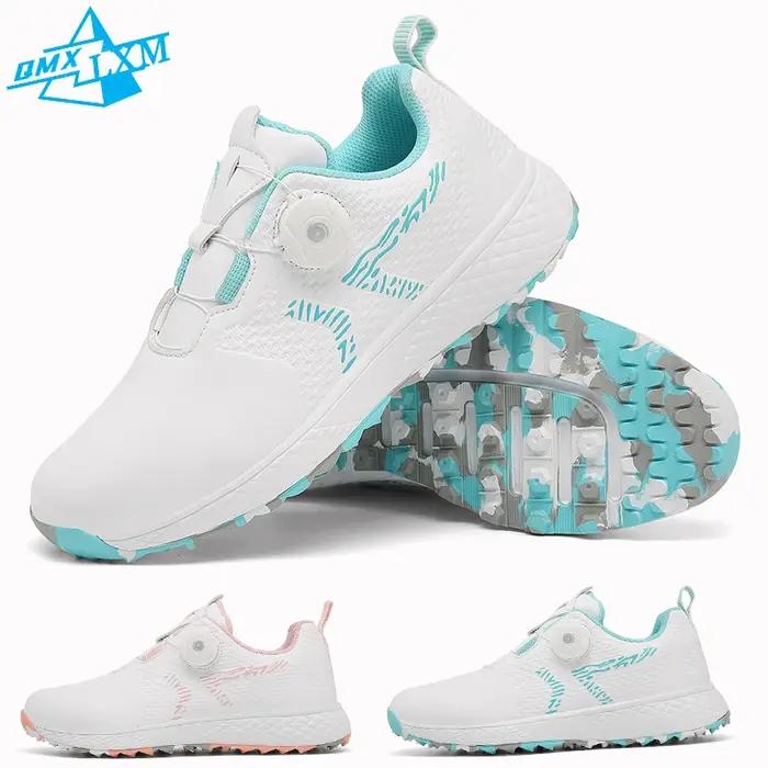 LiXingMing chaussures de Golf femmes rose professionnel étanche à l'eau chaussures de Sport de Golf