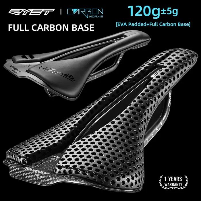 RYET-Selle de vélo imprimée en 3D ultralégère, siège en carbone, siège de vélo pour VTT, gravier, ro