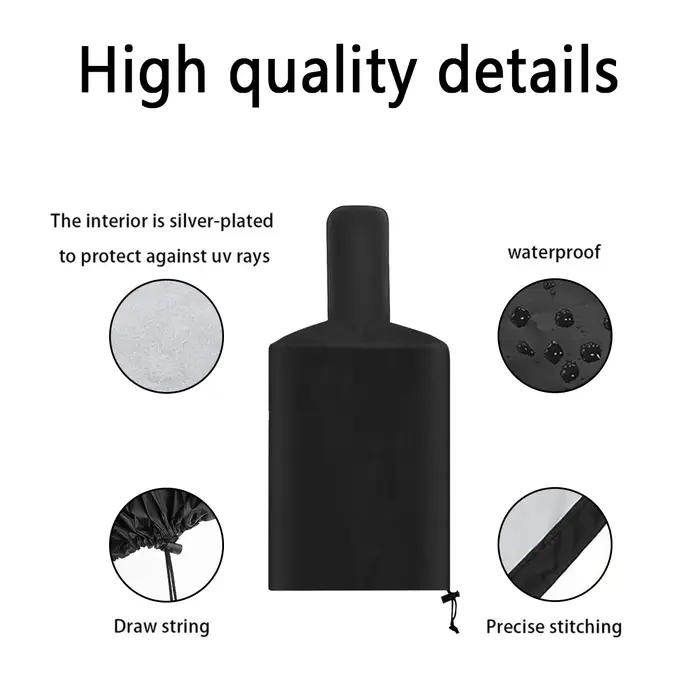 Juste de protection étanche pour four à pizza, grill Oxford, extérieur, 170x65x55 cm