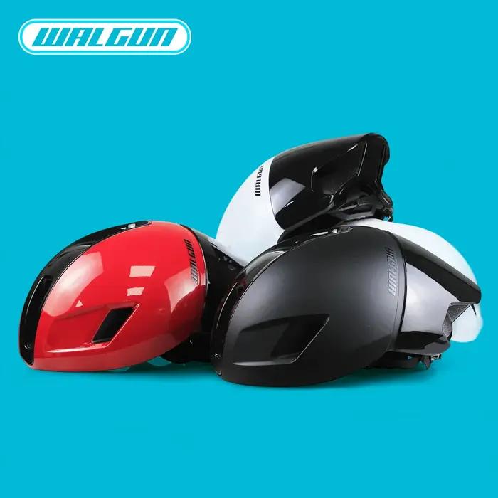 Casque de Vélo Aérodynamique Biking Ultraléger Sécurité Sportive Route Triathlon VTT