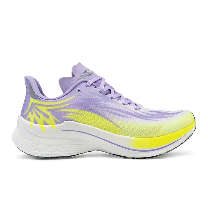 ONEMIX 2026 Nouvelle Arrivée Chaussures de Course et d'Entraînement pour Hommes, Semelle Pleine, Pla