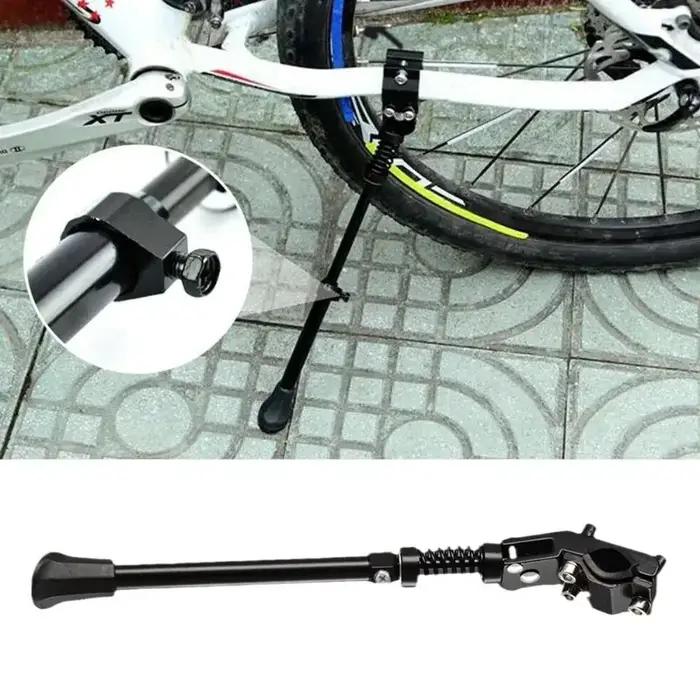 Béquille réglable multi-modes support latéral arrière solide vélo tout-terrain stabilisation stationnement randonnée cyclisme sécurité confort