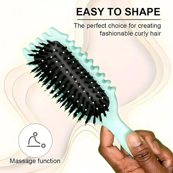 Brosse professionnelle pour définir les boucles, peigne à bonbons pour des boucles parfaites, doux s