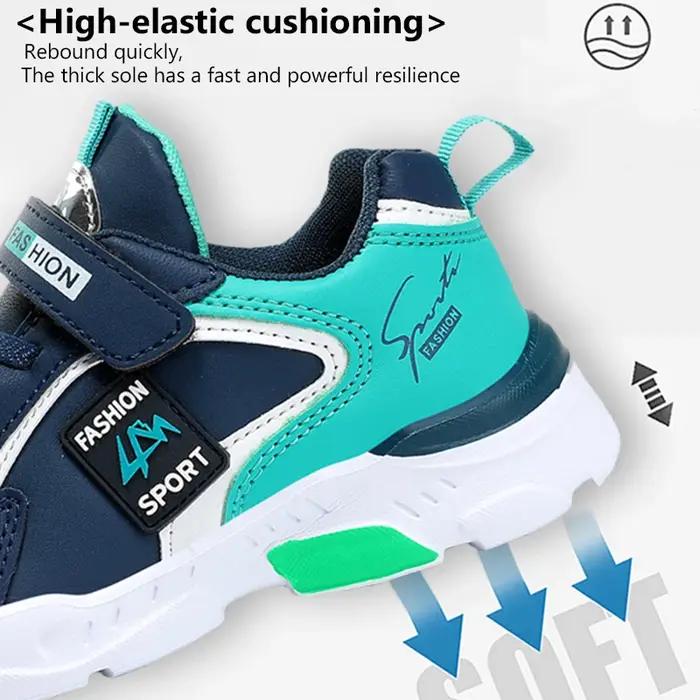 Chaussures de dehors Légères et Confortables pour Enfant Garçon de 5 à 16 Ans, Baskets de Marche et