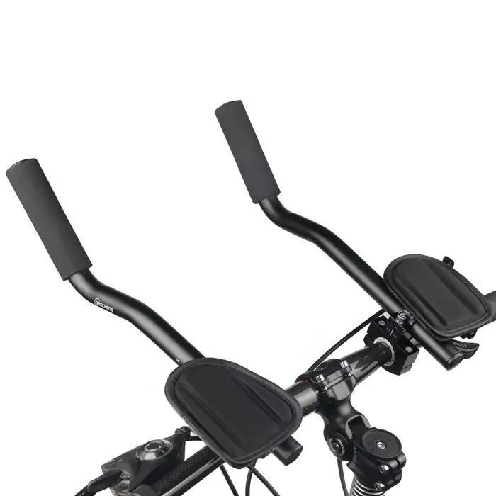 Guidon de repos de vélo fendu en alliage d'aluminium, poignée TT, pièces de cyclisme de course, acce