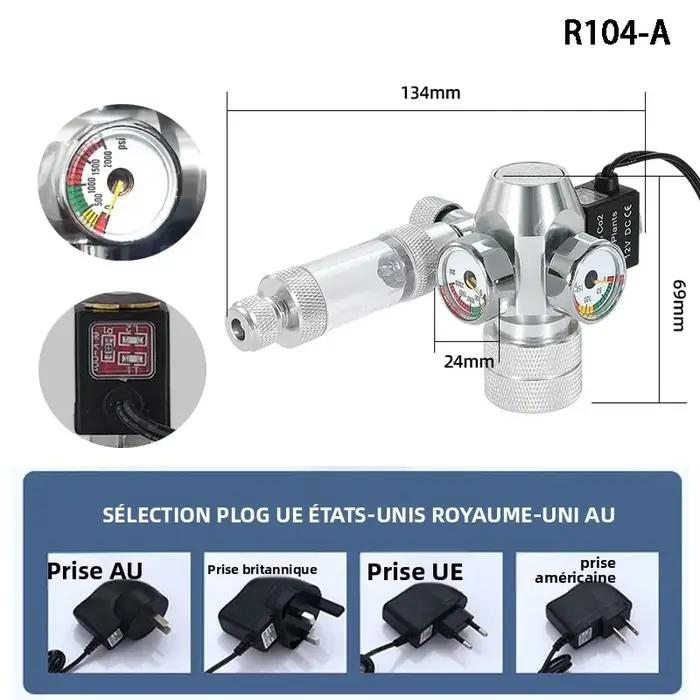 Nouveau régulateur de CO2 d'aquarium à monter soi-même