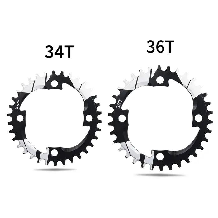 BOLANY VTT pédalier 170MM 104BCD pédalier manivelle creuse en alliage d'aluminium vtt vélo manivelle