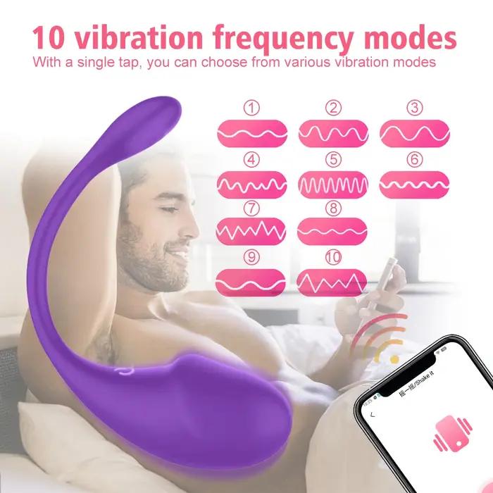 Vibromasseur point G sans fil Bluetooth pour femme, gode télécommandé, œuf vibrant, clitoris, culott