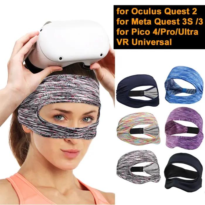 Pour Oculus Quest 2 accessoires VR masque couverture respirant bandeau de sueur casque de réalité vi
