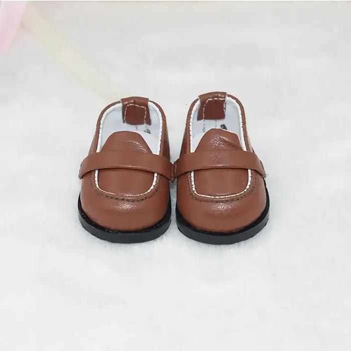 Bottes en cuir PU pour poupées BJD 1/12, chaussures en coton beurre, baskets décontractées, mini cha
