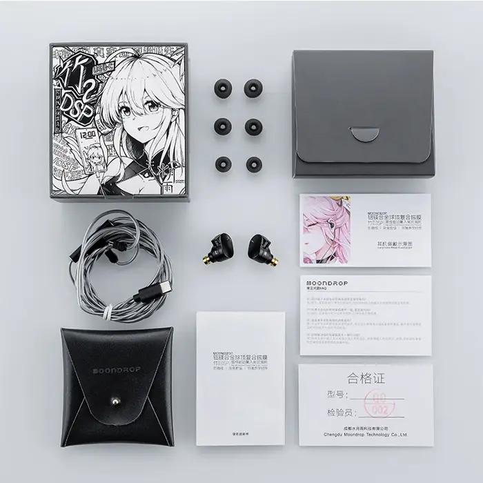MOONDROP CHU II DSP TYPE-C écouteurs pilote dynamique haute Performance USB-C moniteurs intra-auricu