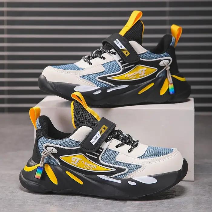 Chaussures de course enfants garçons filles - Baskets respirantes antidérapantes pour marche sport décontracté