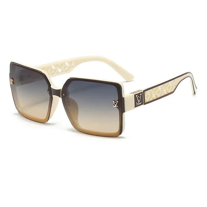 Nouvelle boîte de mode de luxe lunettes de soleil dames lunettes de soleil pare-soleil haute sens