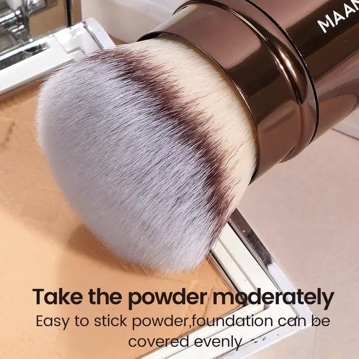 MAANGE-Pinceaux de maquillage à double tête, brosse pour fond de teint, poudre, correcteur, blush, b
