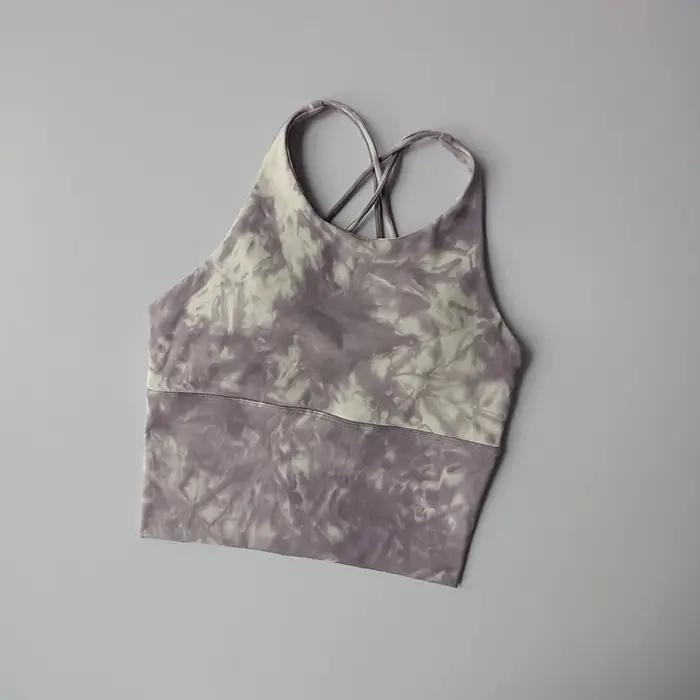 Lingerie de sport Sexy, combinaison de course antichoc, soutien-gorge d'entraînement, Fitness, teint