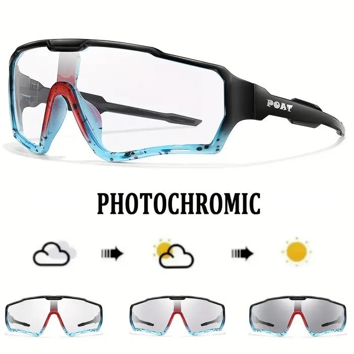 POAT tout nouveau Style lunettes de soleil photochromiques sport hommes femmes vtt vélo lunettes de