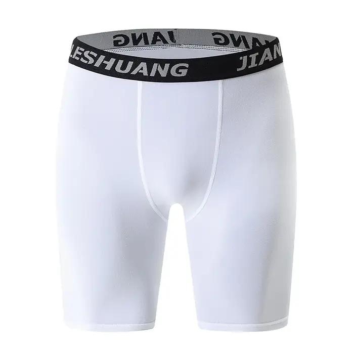 Short taille élastique hommes adolescents sport longue course fitness basket football