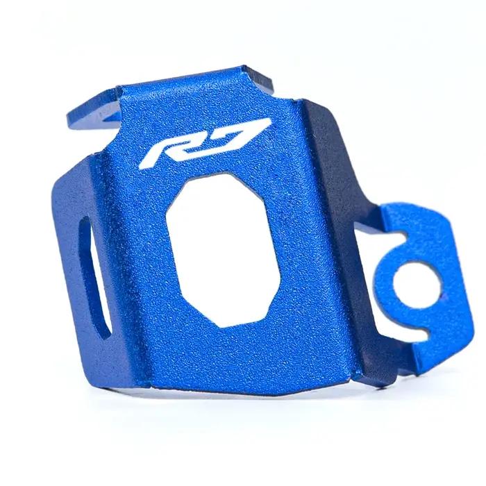 Couvercle de liquide de frein arrière en alliage d'aluminium CNC, couvercle de protection pour moto