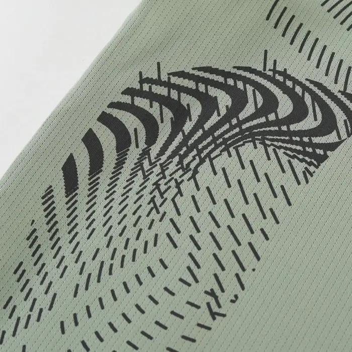 Chemises à manches courtes en nylon pour hommes, séchage rapide, col rond, impression de mode, entra