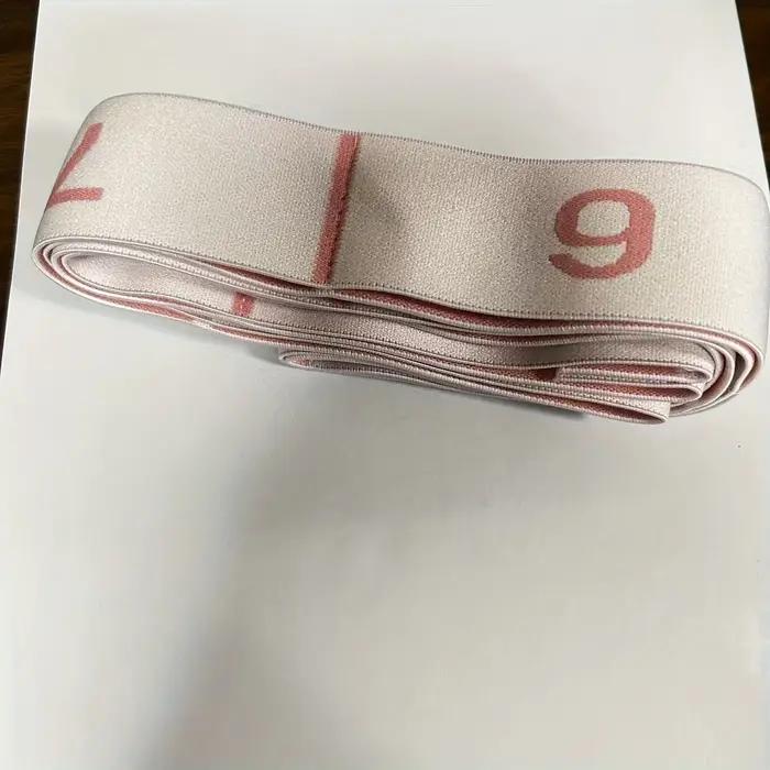 Bandes de résistance numérotées avec guide, sangles élastiques violettes, bleues et roses pour le yo
