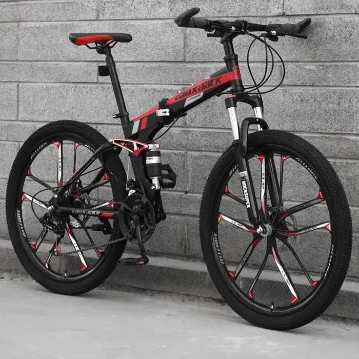 Vélos de sport pour hommes et femmes 26 vélos de VTT pliants de 27