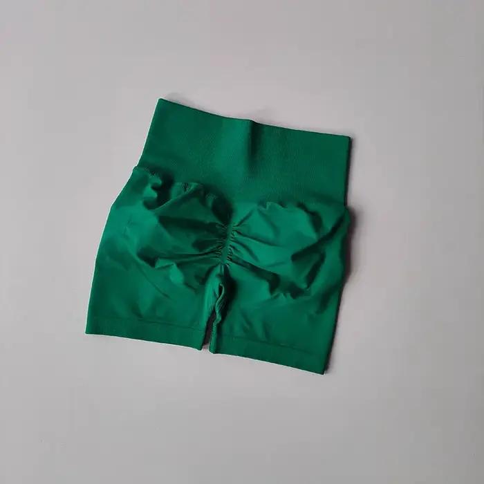 Short de yoga taille haute femme respirant - Fitness, course, cyclisme, levage fesses été