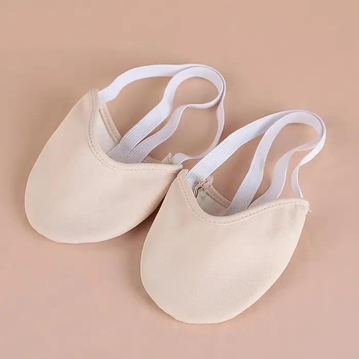 Équipement de gymnastique rythmique demi-longueur, chaussettes souples et respirantes, chaussures à