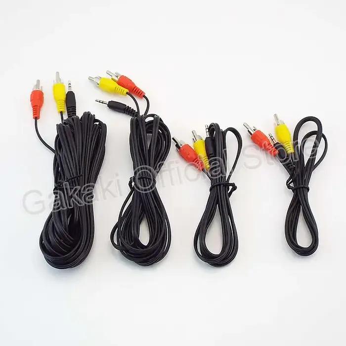 1 M/1.5 M/3 M/5 M prise mâle 2.5mm vers double connecteur RCA séparateur Audio vers 2 câbles Audio R