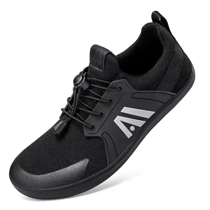 Baskets unisexes larges minimalistes pour hommes, chaussures de marche pieds nus, chaussures à bout