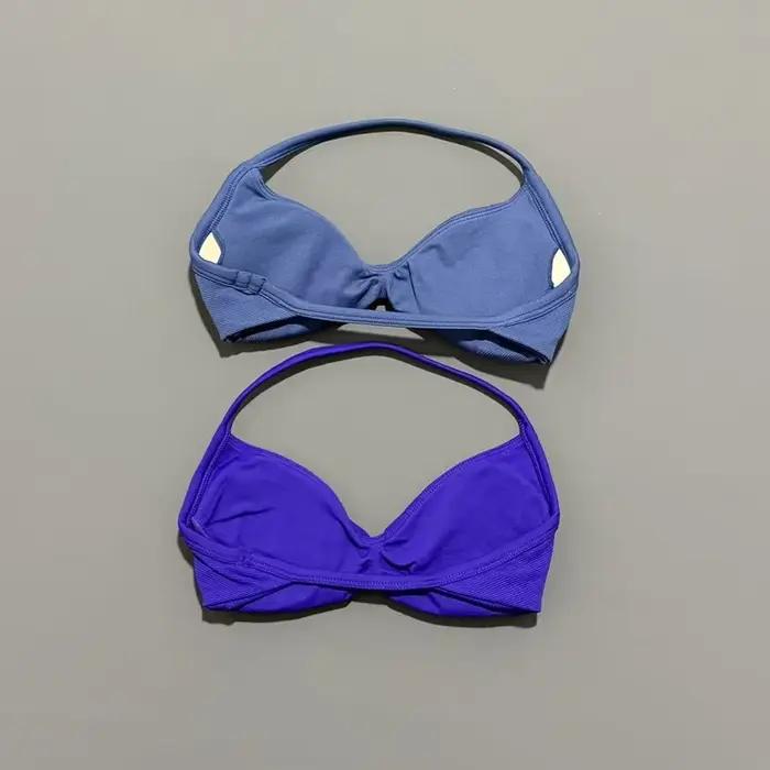 HISTELLO soutien-gorge à bretelles haut de sport femmes haut soutien mince sangle licou sport sans c