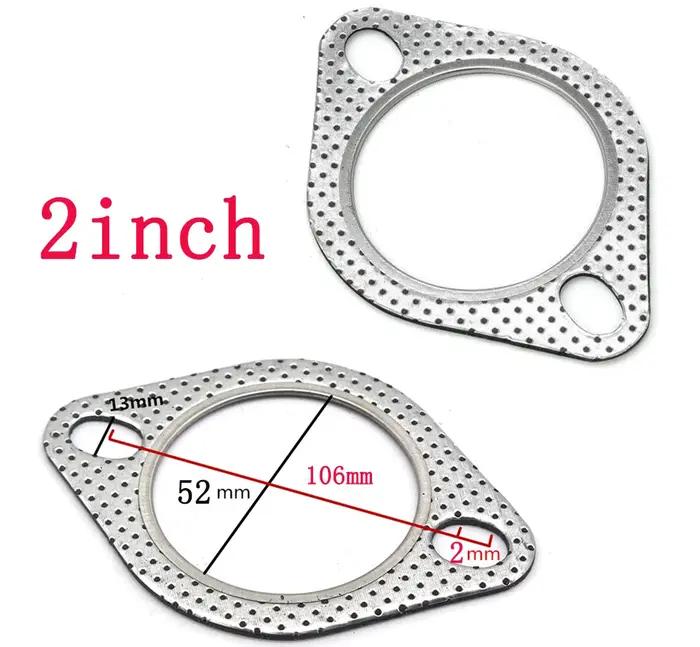 Joint haute température pour voiture, turbo, en-tête vers le bas, tuyau de décharge, colle, 2 boulon