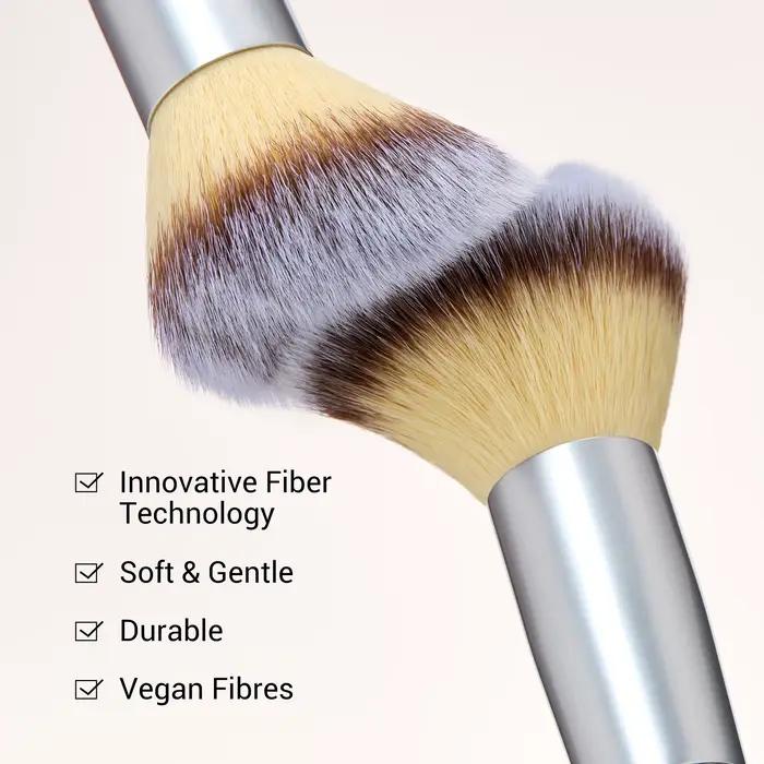 Jessup – ensemble de pinceaux de maquillage, 3/7 pièces, fond de teint synthétique à double extrémit