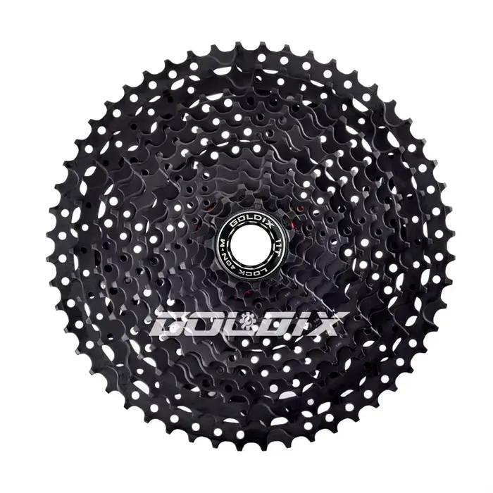 GOLDIX-Pignon de roue libre de vélo pour Shimano, VTT noir, 8, 9, 10, 11/12 vitesses, 40, 42, 46, 50