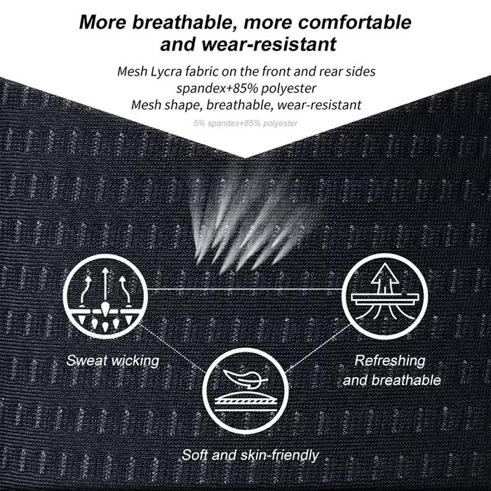 X-TIGER Shorts de Cyclisme Hommes avec Coussin 5D Gel Rembourré, sous Vetement Cycliste VTT Séchage