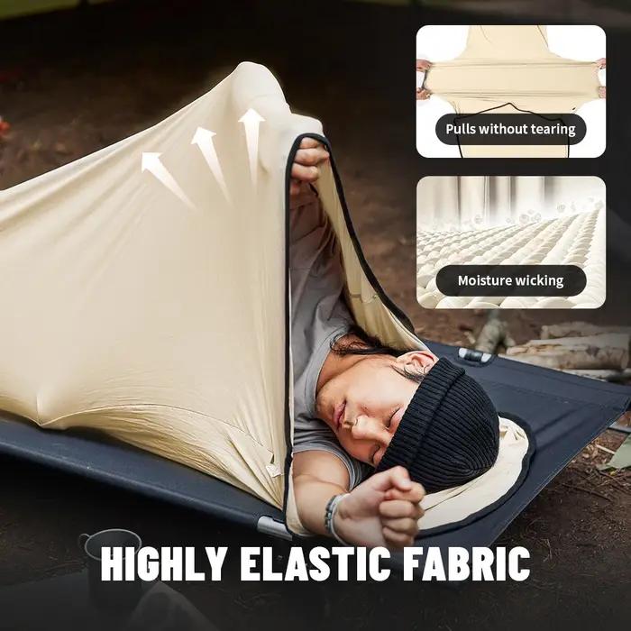 NATUREIFA-Sac de Couchage à Haute artificiel asticité, Revêtement Ultraléger, Portable, Drap de Voya