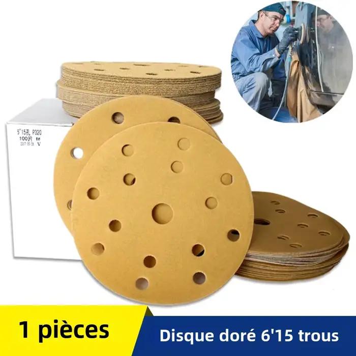 Disque de ponçage à crochet et boucle de 6 pouces