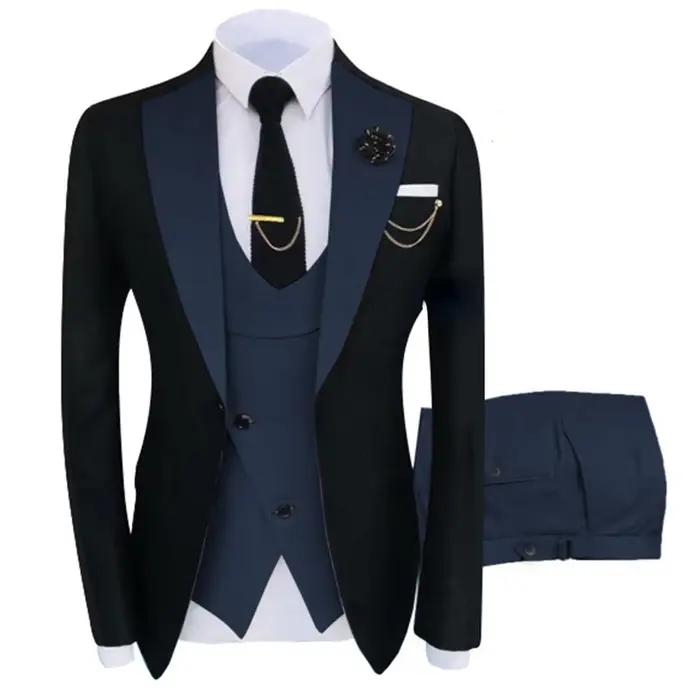 Nouveau Costume Homme vêtements populaires de luxe fête scène hommes