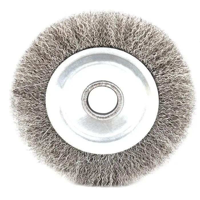 Brosses rondes en fil d'acier, 125mm, meuleuse, outils abrasifs pour l'élimination de la rouille du