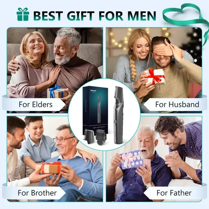 Kensen S6 tondeuse à cheveux électrique pour hommes corps toiletteuse tondeuse IPX5 étanche Portable
