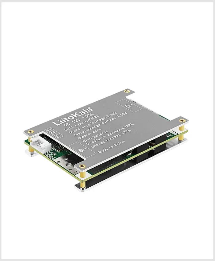 LiitoKala lifepo4 BMS 4S-12V-100A-BMS pour batterie Lifepo4 Rechargeable avec même Port pour batteri