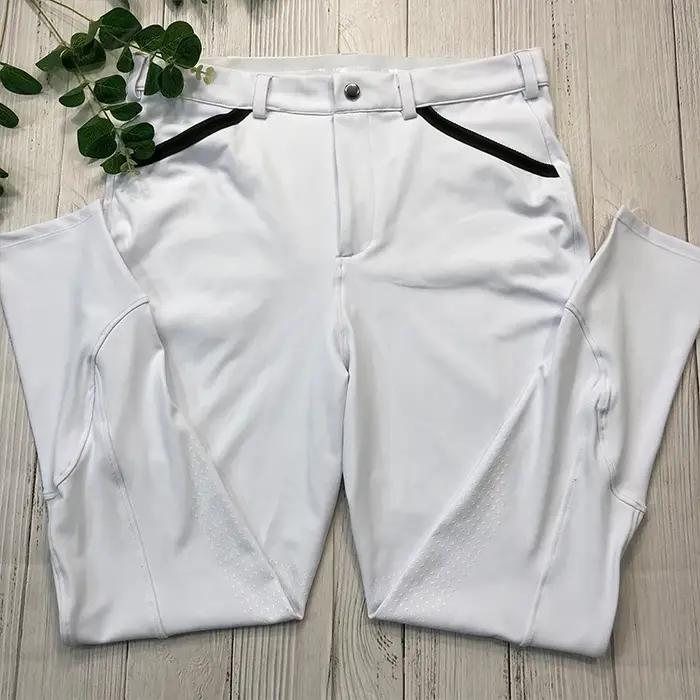 MXLLINA hommes pantalons d'équitation Leggings équestres vêtements impression Silicone collants d'éq