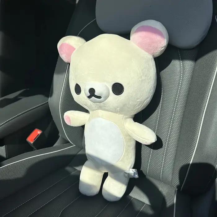 Ours en peluche Rilakkuma 48cm, joli Animal Kuma, poupée en peluche, décoration de chambre Kawaii, j