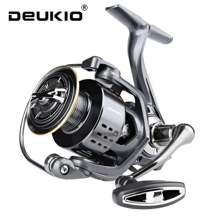 DEUKIO moulinet de pêche Spinning série 2000-7000 ultraléger traînée maximale 15kg moulinet de Surfc