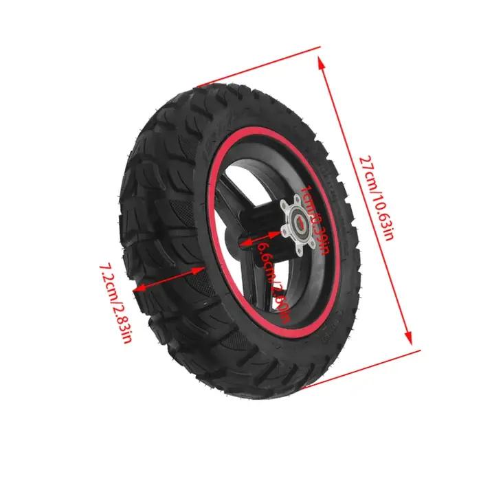 Pneus tubeless fiables de 10 pouces, parfaits pour les aventures tout-terrain en trottinette électrique