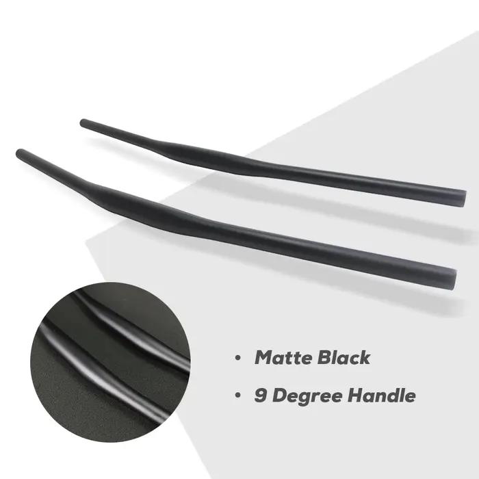 Guidon de vélo entièrement en fibre de carbone à 9 degrés, guidon de course tout-terrain XC, diamètr