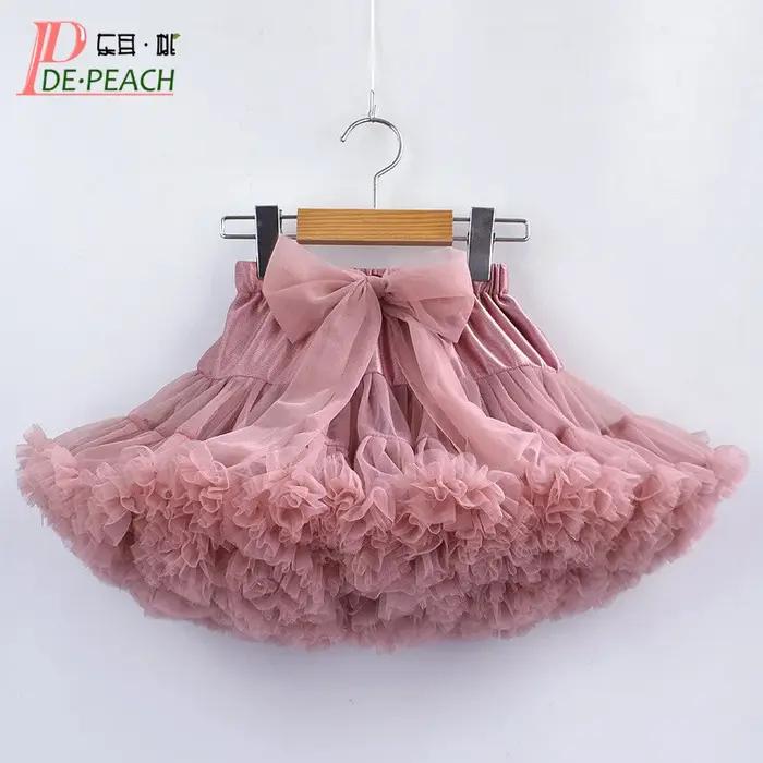 DE PEAménagement-Jupe Tutu en Dentelle avec Nministériels d pour Bébé Fille, Ballet Moelleux pour En