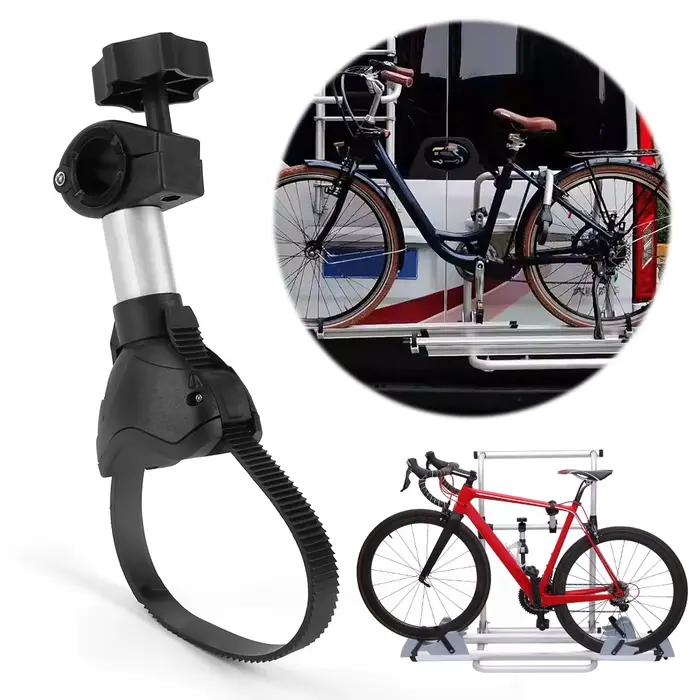 Support de vélo pour camping-car accessoire de transport de vélo fixe sécurité porte vélo robuste installation facile compatible vélo occasions spéciales camping
