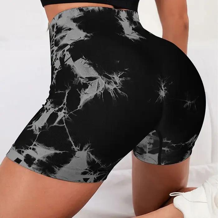 Short de yoga taille haute sans couture - Fitness séchage rapide effet galbant