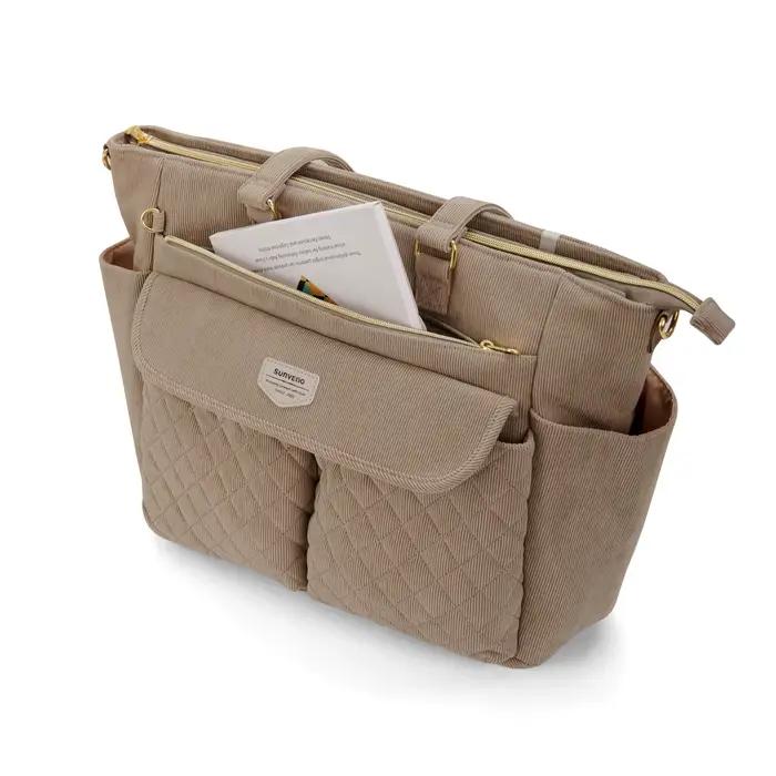 Sac à couches Sunveno avec matelas à langer, sac à couches de grande capacité pour maman nouveau-né,