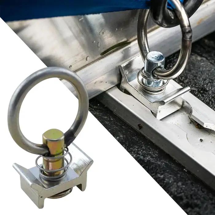 Rail d'arrimage de commande de voie en L de 0.5m pour remorques motos VTT tracteurs vélos hors route sécurité pratique et élégance pour plein air